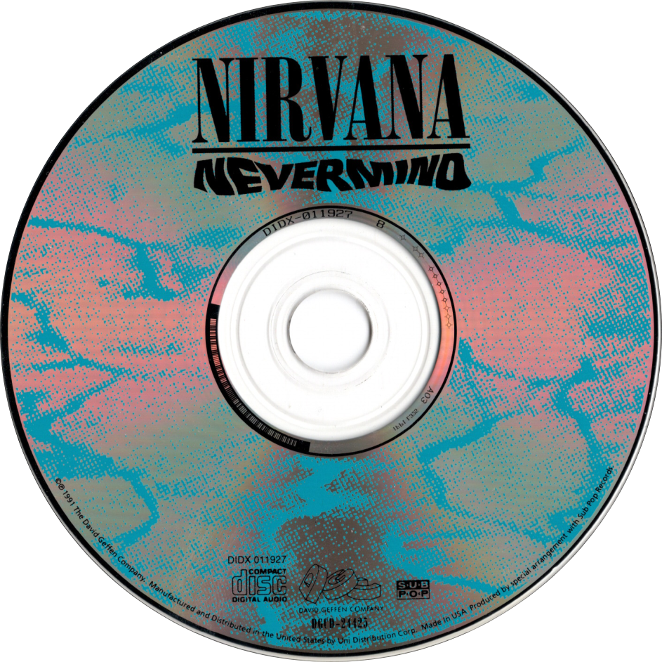 nevermind by nirvana disk